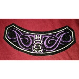 HOG Harley Davidson Owners Group Patch 2004 Vintage Iron On New Unused HTF RARE